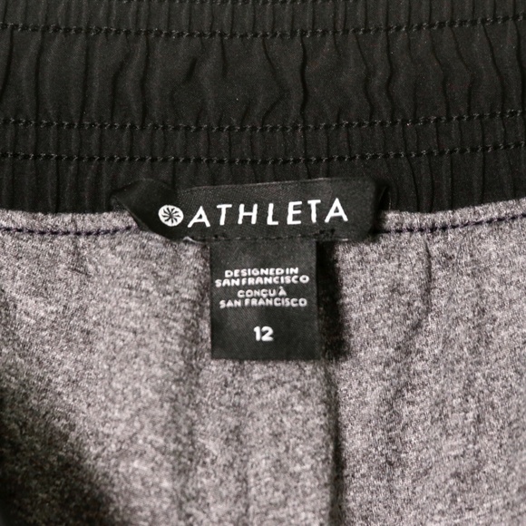 NWOT Athleta Brooklyn Lined Black Jogger Track Pants Womens 12 Athleisure Travel - Picture 7 of 12